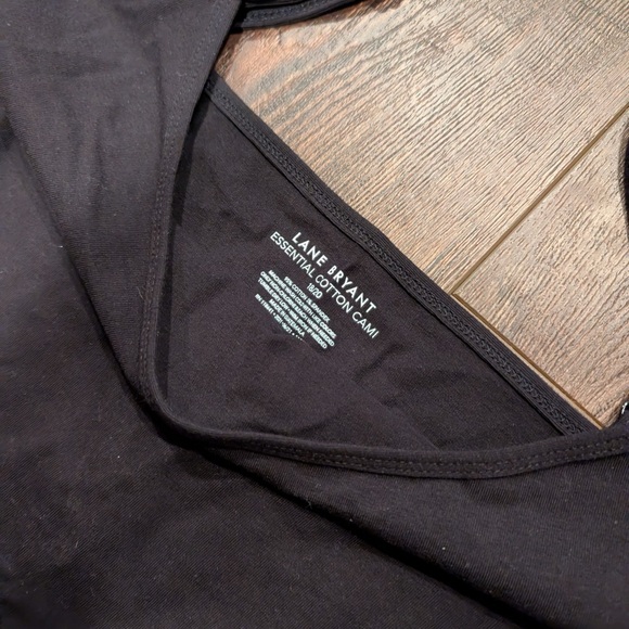 NWT Lane Bryant Black Camisole Top - Picture 3 of 5